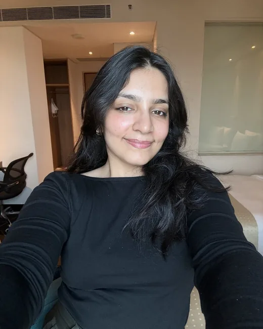 Nandini Sethi, photographed indoors.